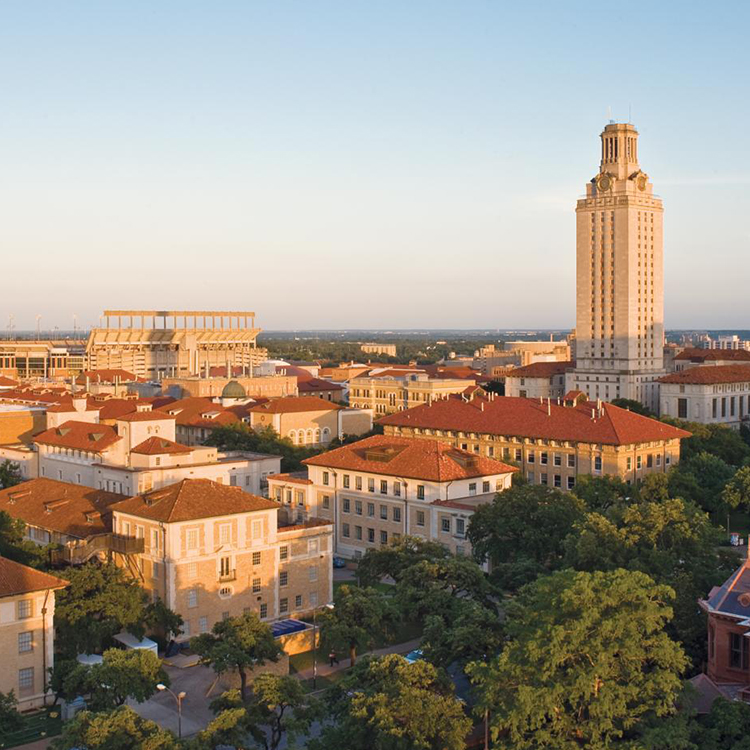 View of the university of texas