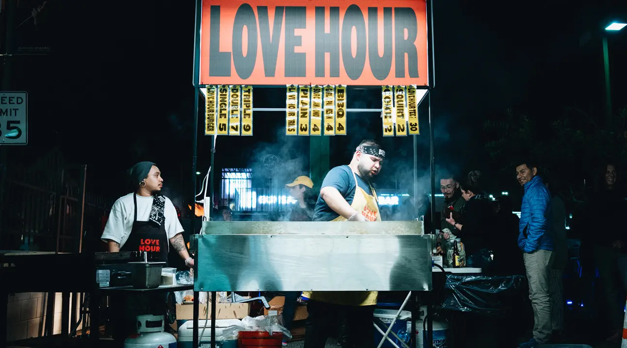 Love hour fast food corner