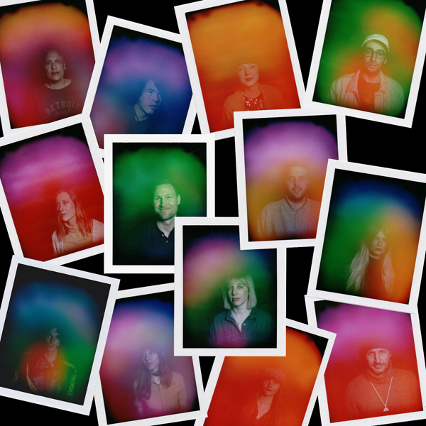 Vibrant photos capture numerous people in a single, radiant frame.