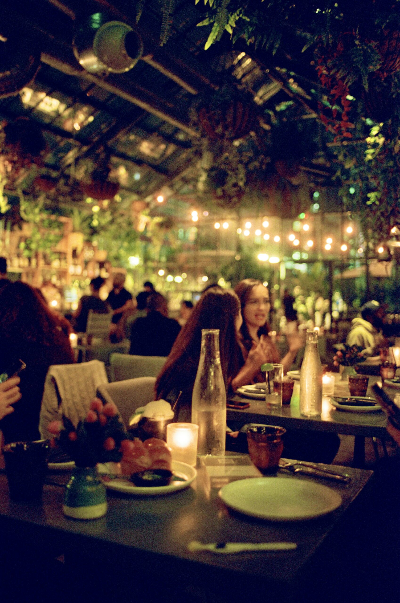 Romantic dining setup at the LINE Hotels.