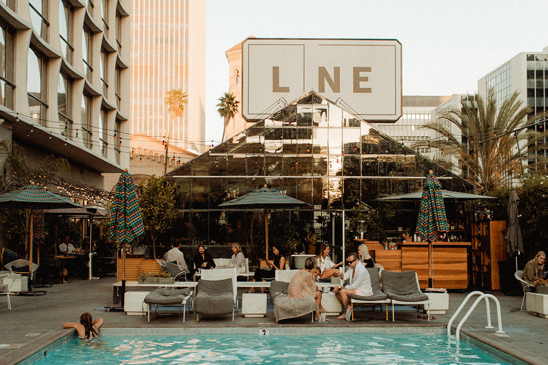 Pool at the LINE LA