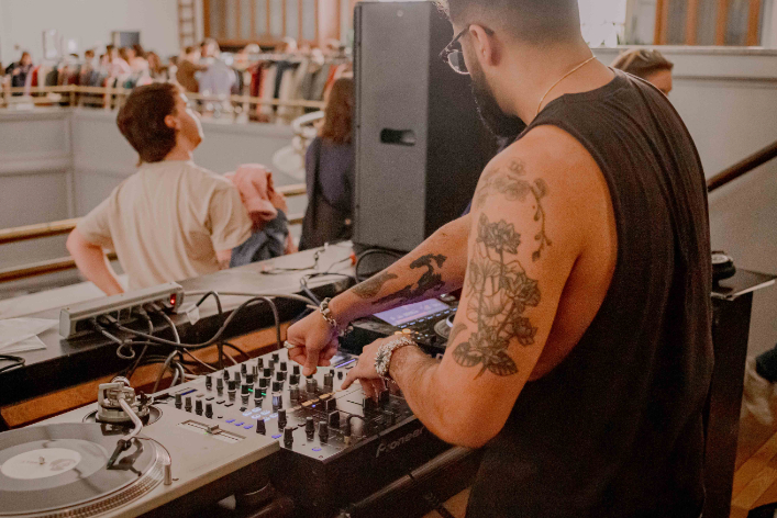 The Disco Loft x Evolve Vintage Market at the LINE DC