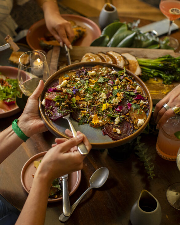 Thanksgiving Roasted Beet Carpaccio