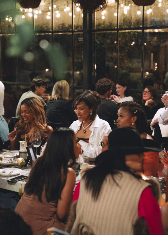 women dining at Openaire