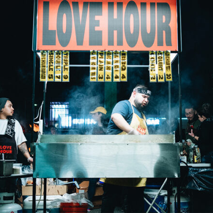 Love hour fast food corner with the chef