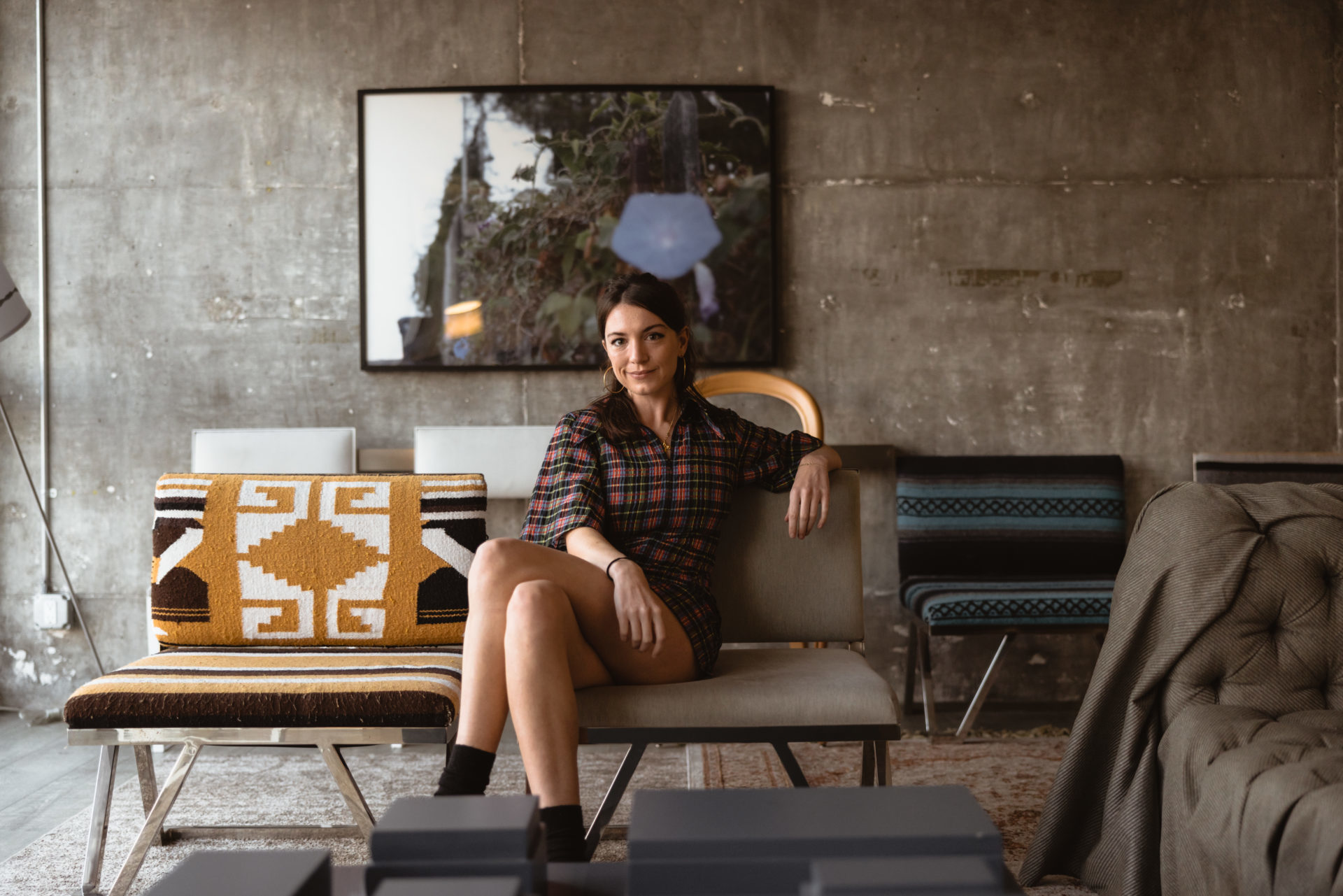 katy hessel seating on a chair