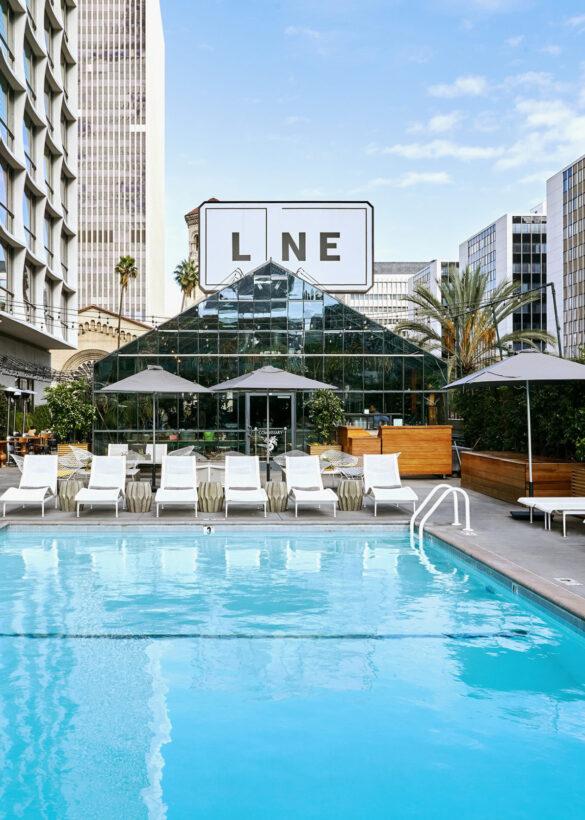 Pool with chairs aside to it