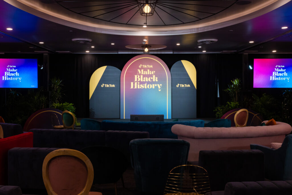 Gramercy ballroom event in the dark room