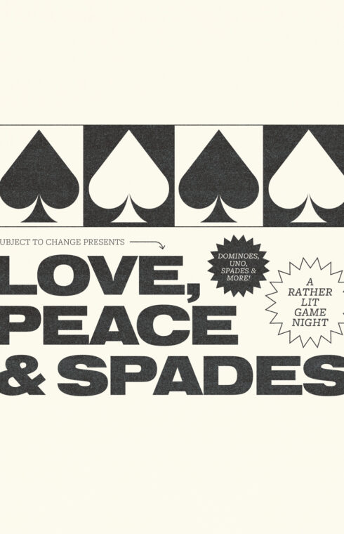 Love, Peace & Spades Promotional Image