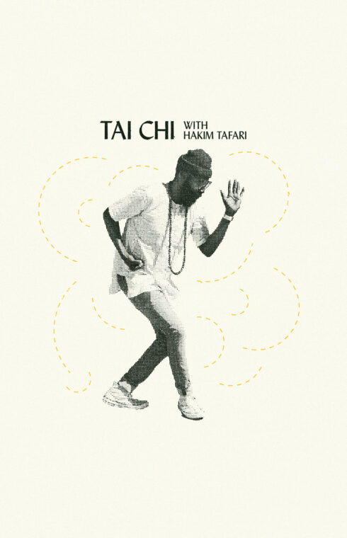 flyer for tai chi series on Sundays at the LINE LA