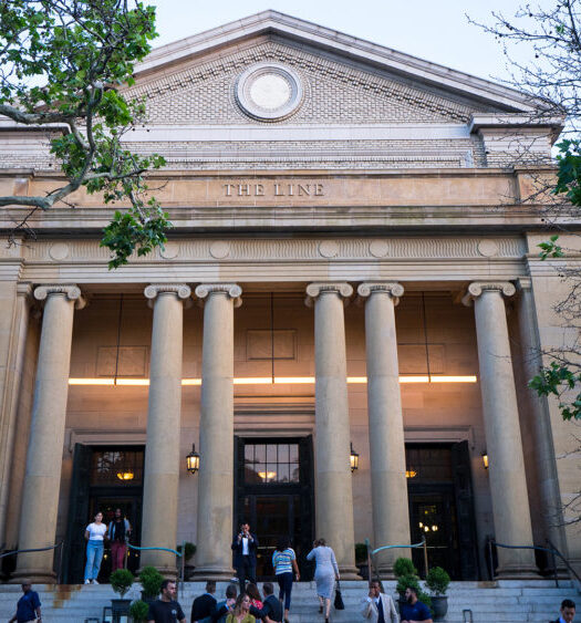 The front of the hotel the Line