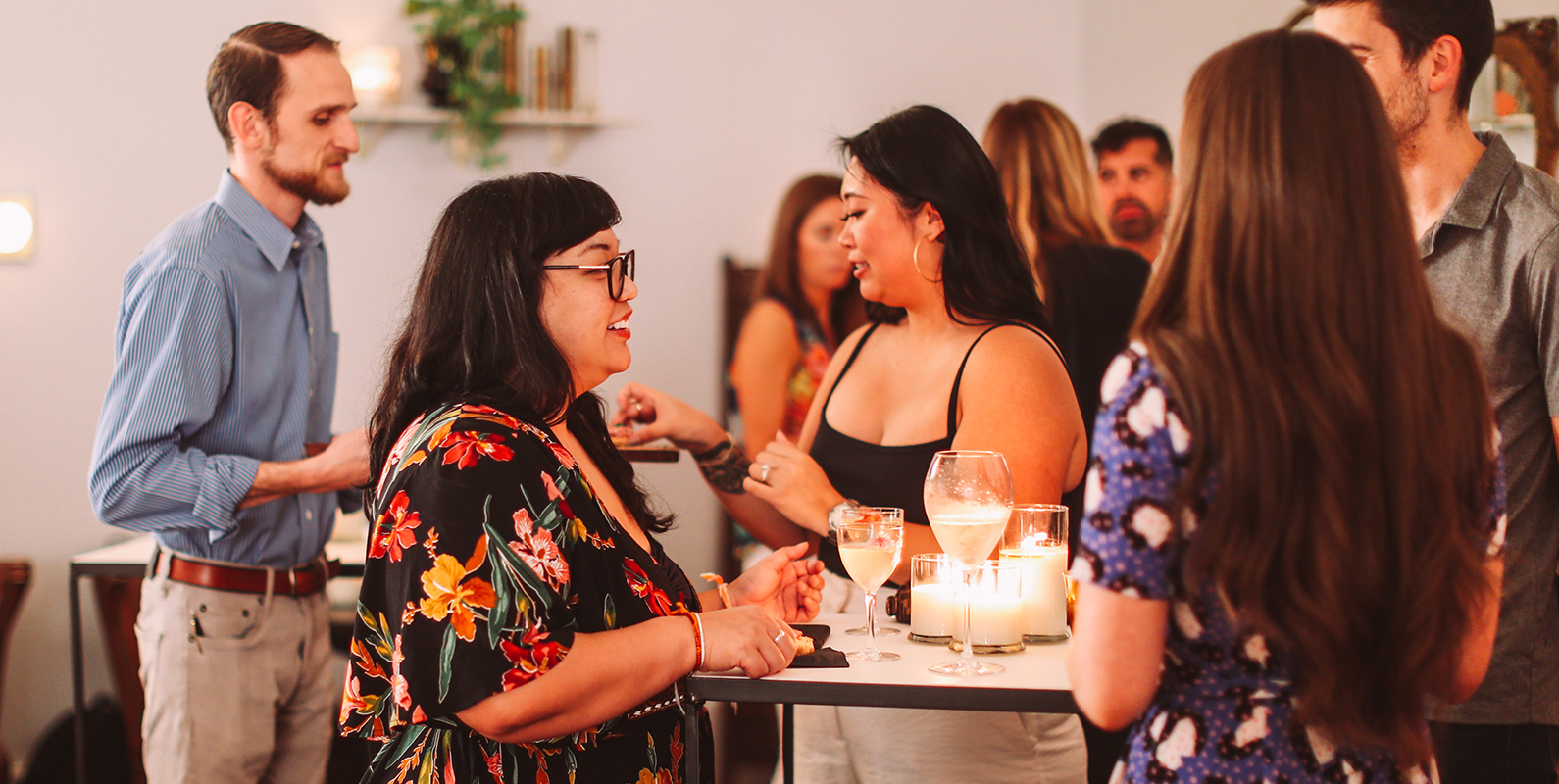 picture of people having drinks