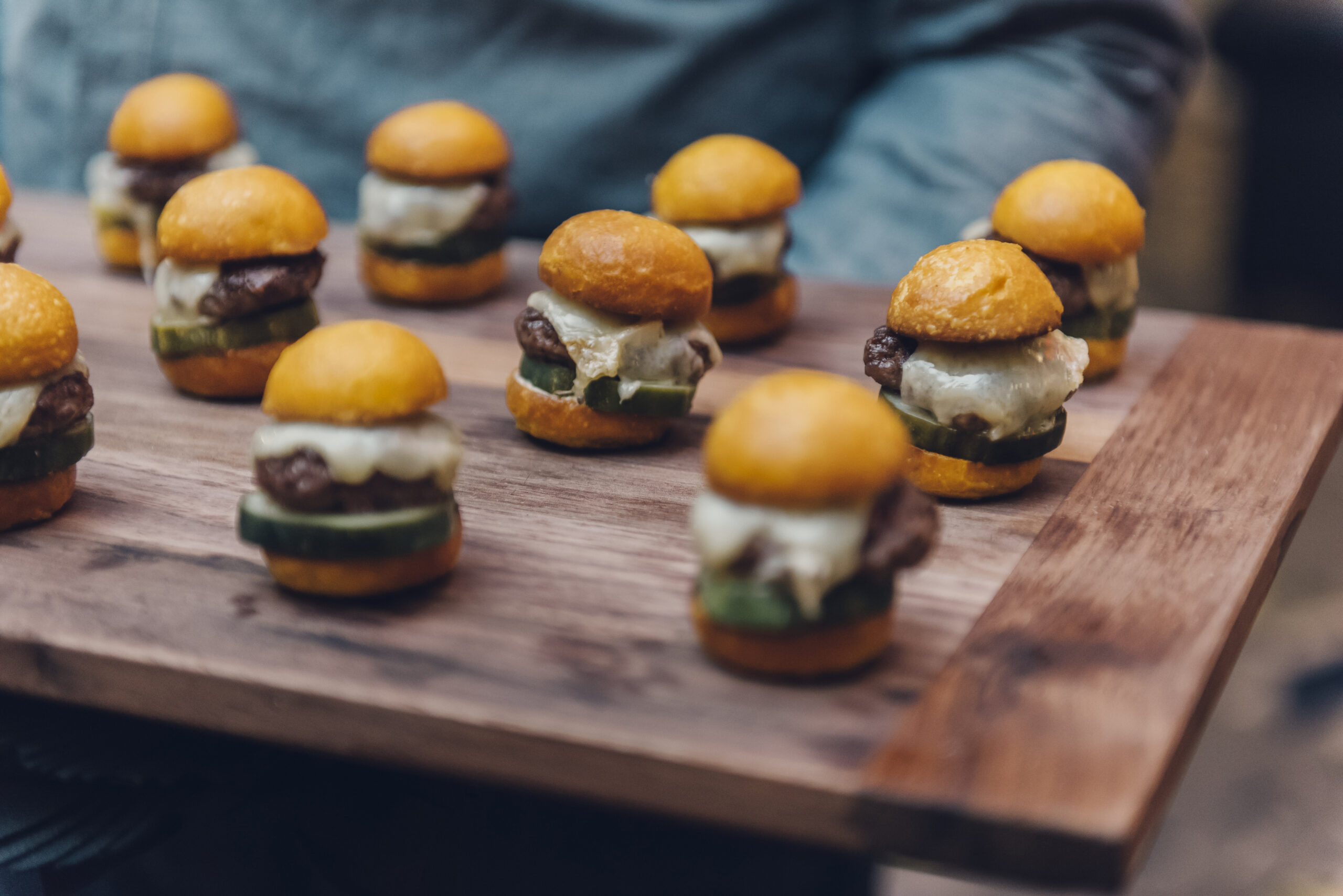 burgers are in the tray