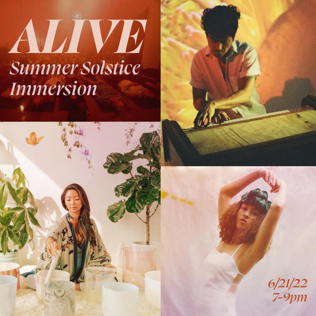 Collage image of Alive Summer Solstice Immersion