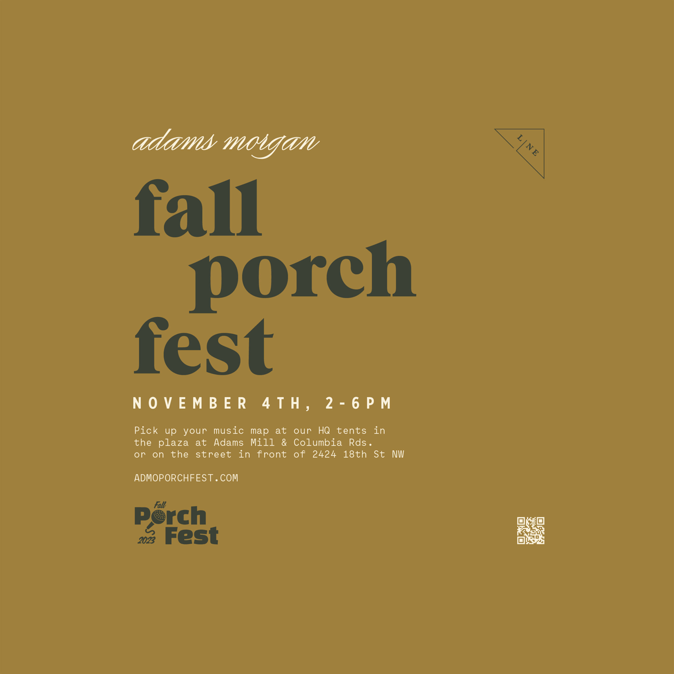 Fall Porch Fest Adams Morgan DC