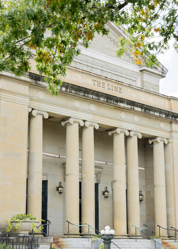 An exterior shot of the LINE DC