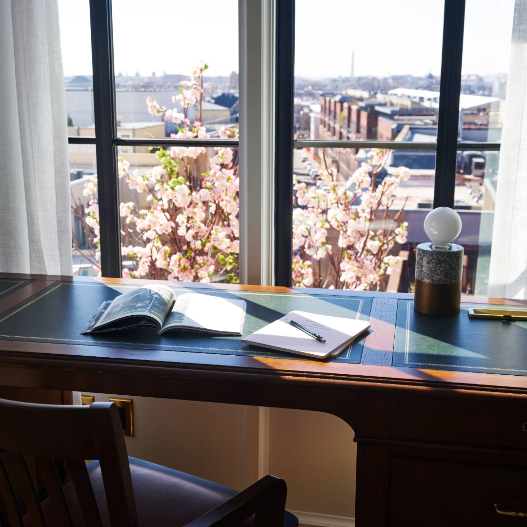 Cherry blossom window