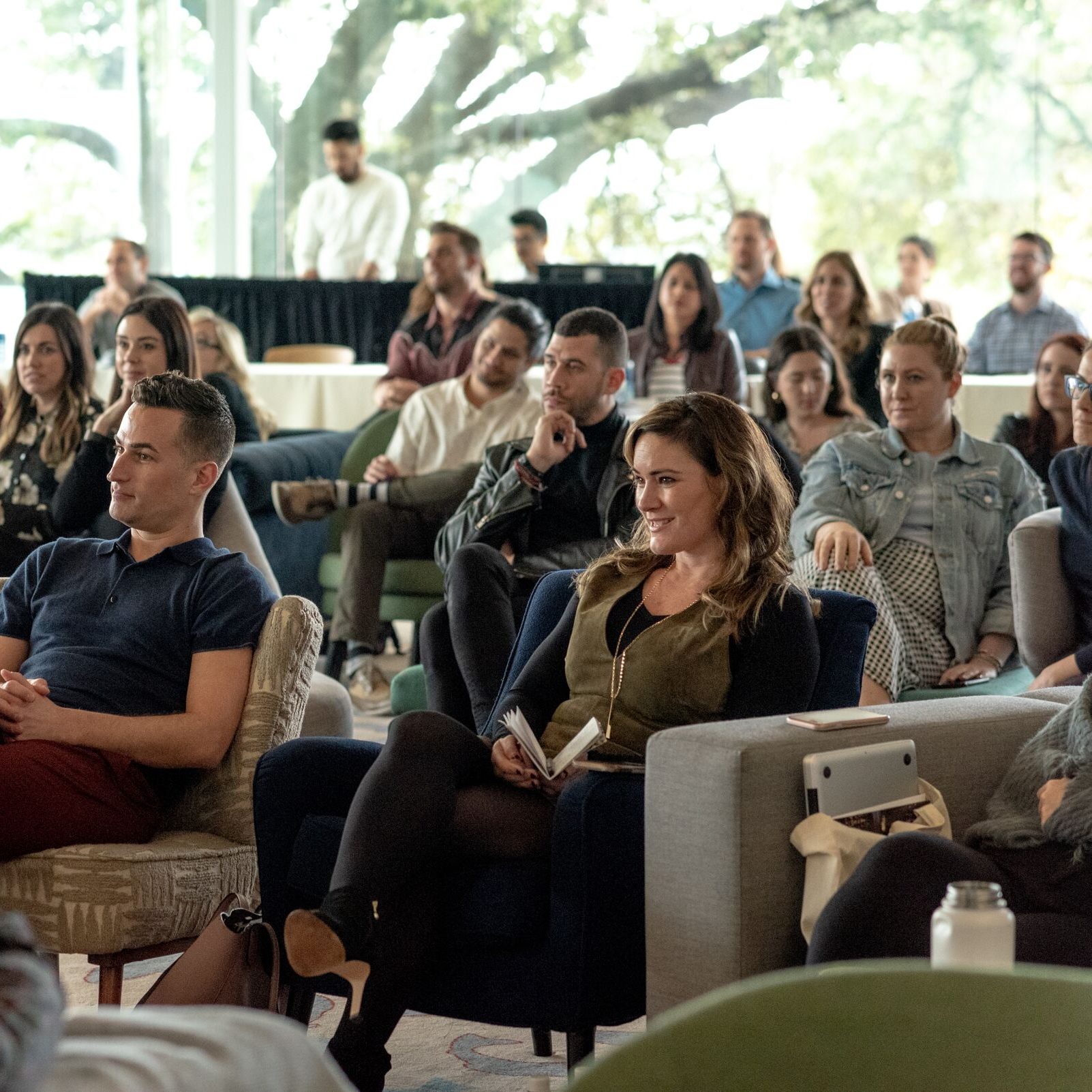 Crowd attending the event