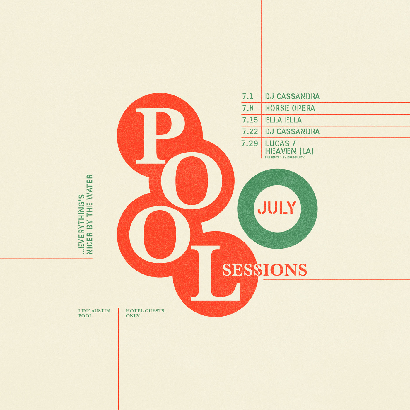 July Pool Sessions 2023