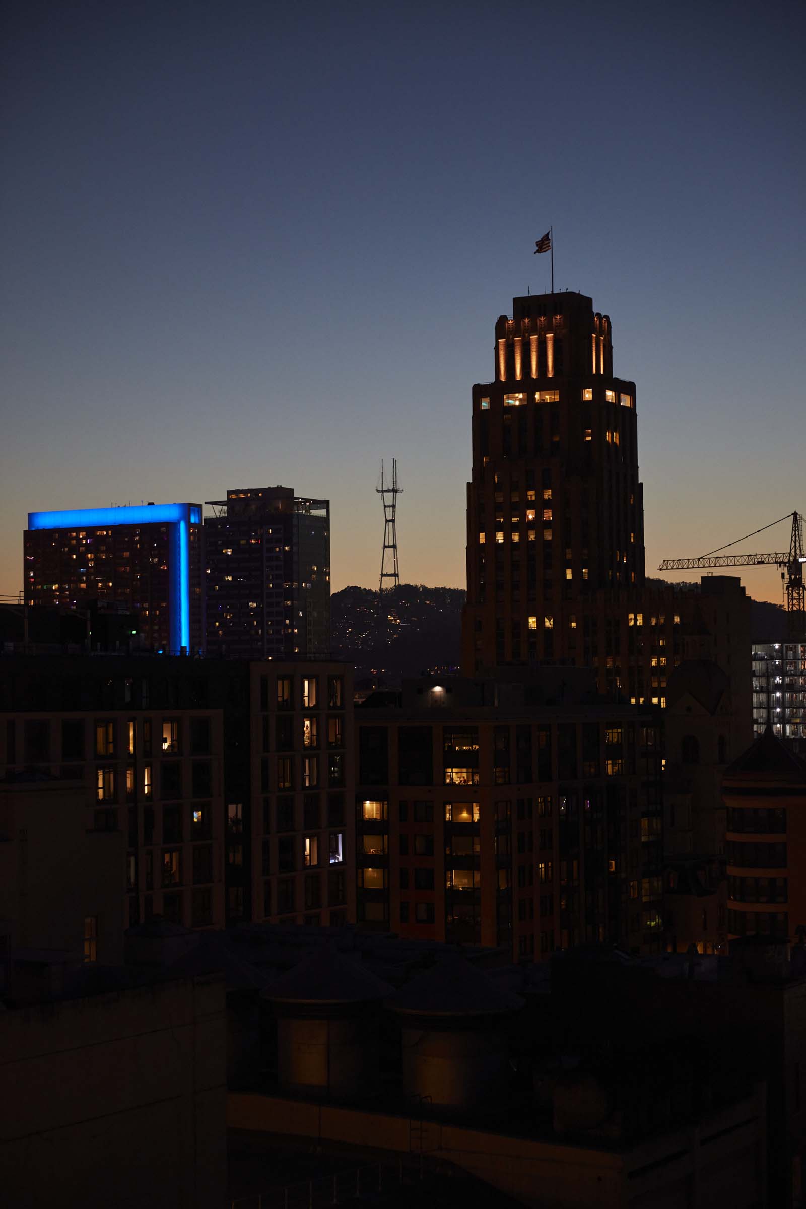 San Francisco cityview at dusk